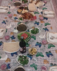 تدارکات من در شب یلدا واسه عزیزای دلم