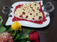 دسر سه لایه انار