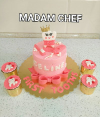 کیک وکاپ کیک دندونی