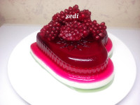 ژله انار و گلاب