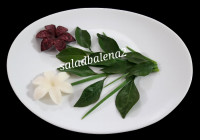 گل با شلغم وچغندر