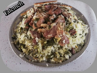 ته چین گوشت و سبزیجات