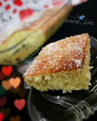 کیک تخته ای نارگیل و کشمش