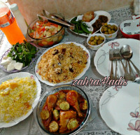 خوراک مرغ و کدو