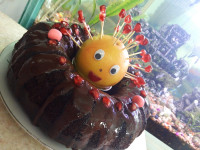 کیک شکلاتی با پودر کاکائو با دو روش پخت