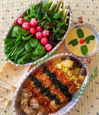 بادنجان وکشک