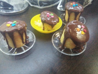 کاپ کیک شکلاتی پرتغالی (بدون فر)