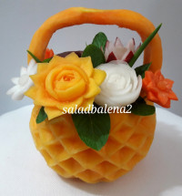 سبدگل با سبزیجات