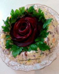 سالاد لوبیا چیتی