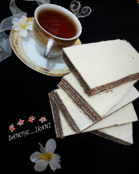 ویفر موزی و کاکائویی