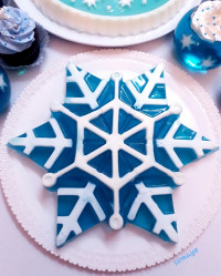 ژله دونه برفی و کوکی دونه برفی