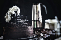 کیک فاج شکلاتی