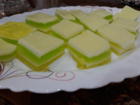 ژله شیر رنگین کمان