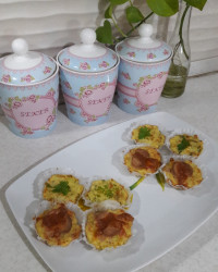 کوکوی مافین با نگین های فلفلی