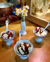 بستنی کاراملی