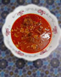 خوراک لوبیا باقارچ