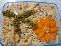 اینم سالاد ماکارونی دیشب