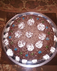 کیک تولد آقا باقر با کمترین امکانات