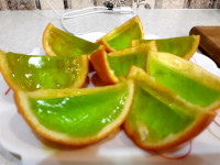 پرتقال ژله ای در رنگهای مختلف