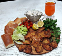 ناگت مرغ با پنیر