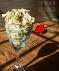 سالاد ماکارونی با ژامبون