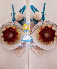 ژله بستنی طالبی .آلبالو