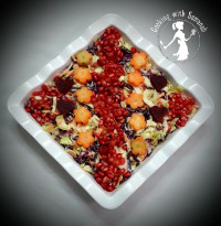 سالاد کلم و انار