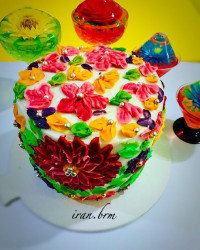 کیک تولد با ژله ها