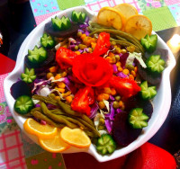 سالادزمستونی سبزیجات