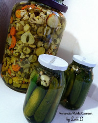 خیار شور و ترشی مخلوط