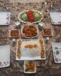 چلومرغ خوشمزه خونه خواهری