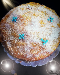 کیک کرم دار