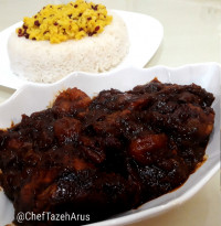 خورشت آلو مسما با رب انار