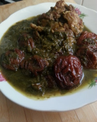 خورشت آلو اسفناج واقعا عالیه