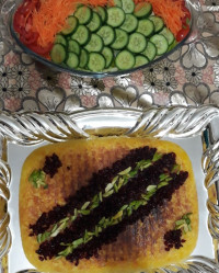 ته چین مرغ توی یه روزعالی وبه یادموندنی