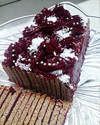 کیک یخچالی لبو