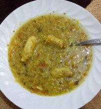 سوپ سبزیجات با مرغ (رژیمی)