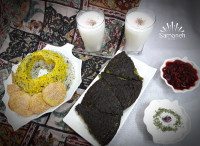 سبزی پلو با کوکو سبزی