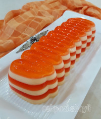 دسر هلو با ژله