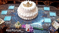 کیک خودم پز بمناسبت تولد دختر نازنینم