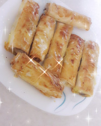 بورک مرغ و قارچ