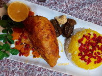 سینه مرغ شکم پر