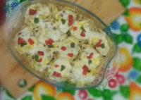 پاستا آشیانه ای باسس گوشت