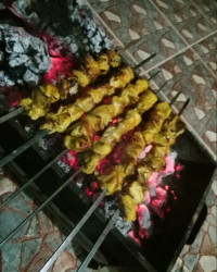 جوجه کباب خودم پز