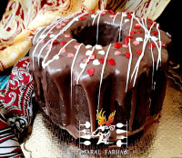 کیک شکلات بی بی