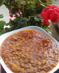 خورشت قیمه با گوشت چرخ کرده