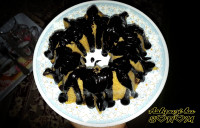 کیک وانیلی و شکلاتی