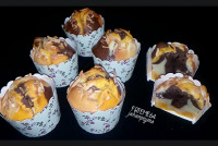 کاپ کیک زعفرانی،کاکائویی،وانیلی