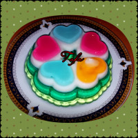 ژله بستنی رنگارنگ