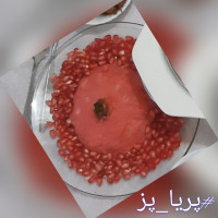 تزئین الویه به شکل انار